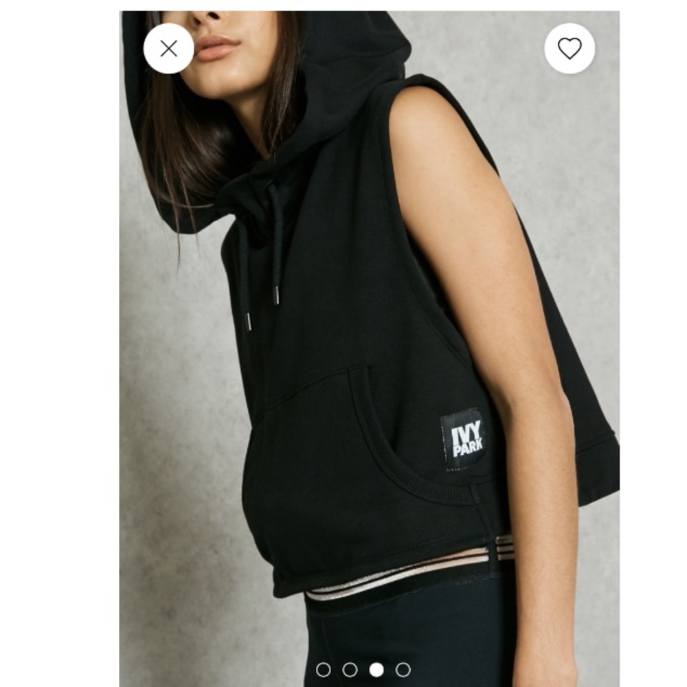 IVY Park Cropped Sleeveless Hoodie - Picture 3 of 16